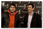 :: Pulse para Ampliar :: Lanzamiento de chicles Five en Joy Eslava Madrid: Alex Garc&iacute;a, actor en "Sin Tetas no hay Paraiso" y Valentin Ram&iacute;rez Director General de Wrigle&acute;y Espa&ntilde;a