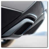Victoria Beckham y Land Rover presentan el Range Rover Evoque Special Edition. Detalle del tubo de escape