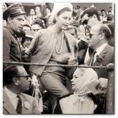 BCN24ABRIL012.- La Galer&iacute;a Loewe recoge toda la esencia de la firma espa&ntilde;ola en un espacio fascinante en el P&ordm; de Gracia de Barcelona. Ava Gadner en la Feria de Abril de Sevilla, A&ntilde;o 1954
