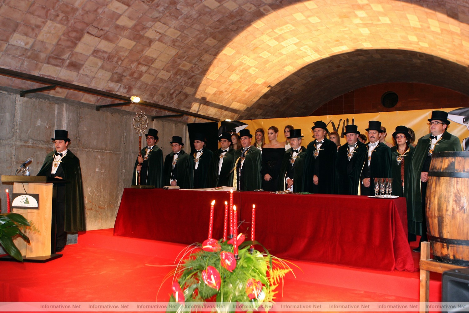Ceremonia de Investidura Tardoral de la Confraria del Cava Sant Sadurn� 2009.