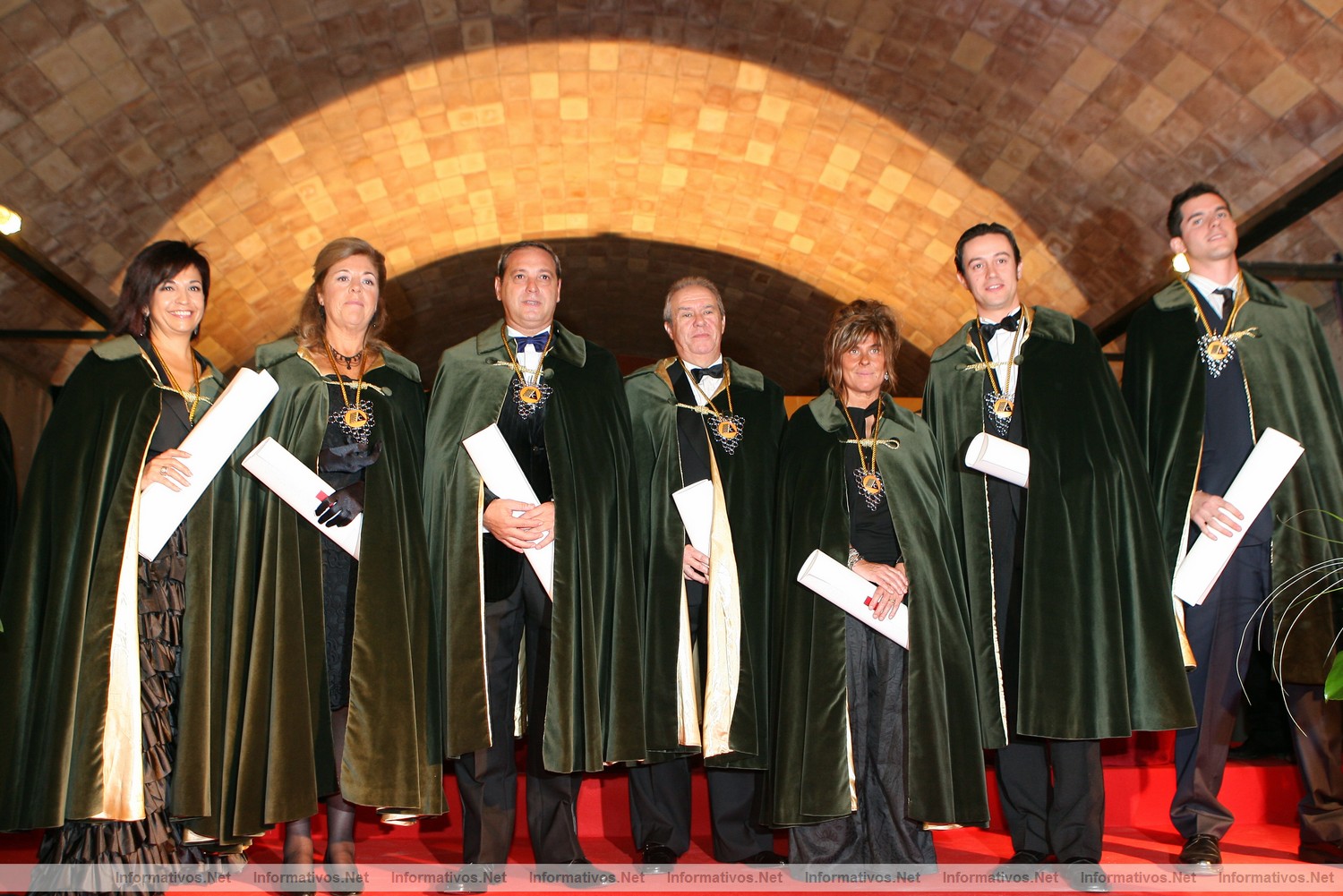 Ceremonia de Investidura Tardoral de la Confraria del Cava Sant Sadurn� 2009. Investidura de los Cofrades de N�mero