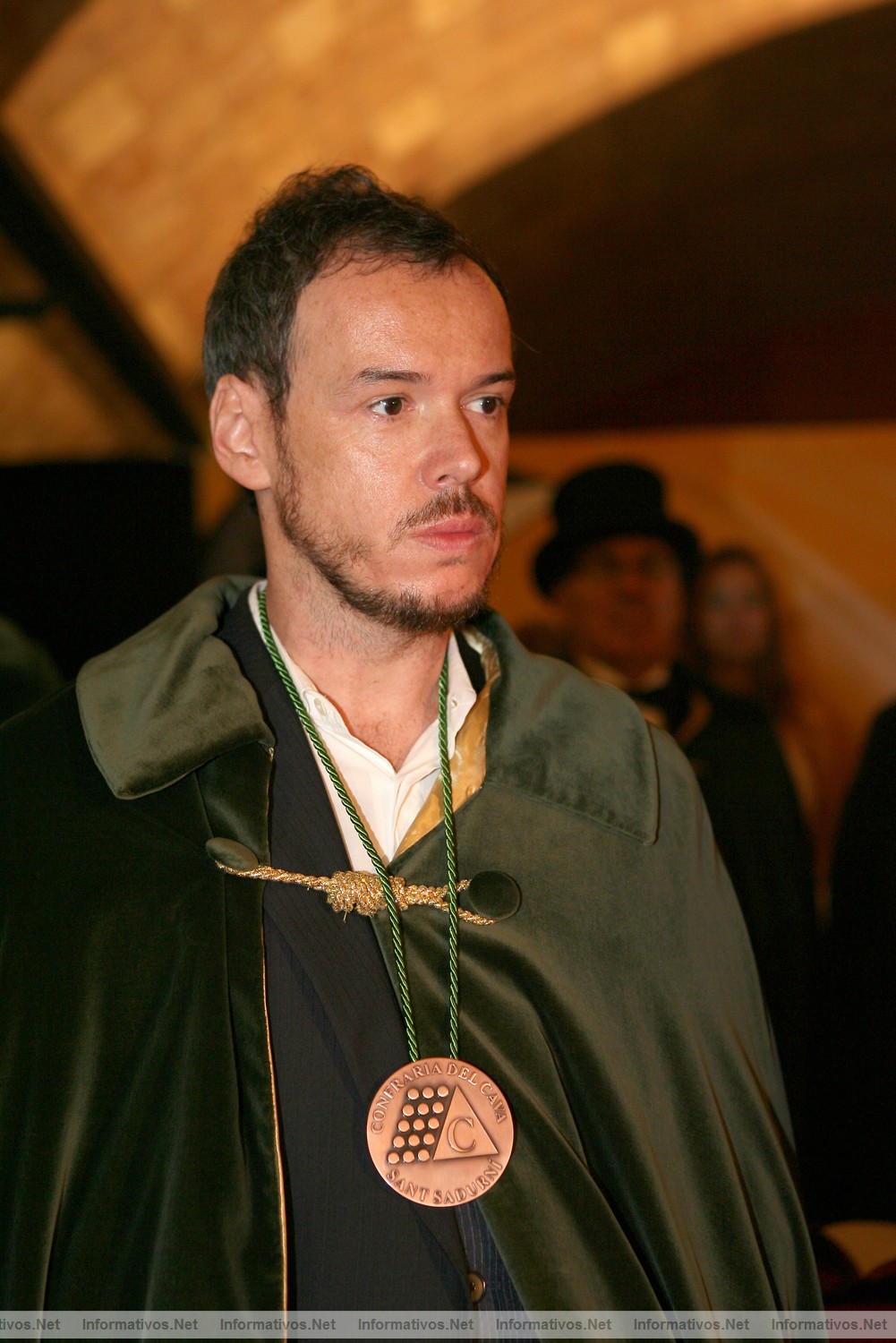 Ceremonia de Investidura Tardoral de la Confraria del Cava Sant Sadurn� 2009. Jordi Labanda, Cofrade de M�rito