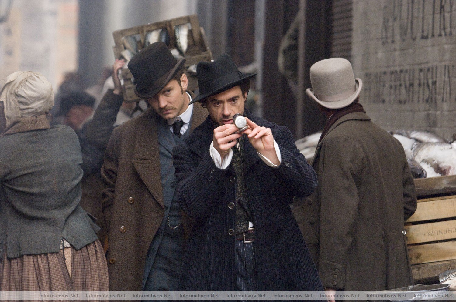 Fotograma de la pelcula "Sherlock Holmes" que se estrenar en Espaa el 15 de Enero de 2010