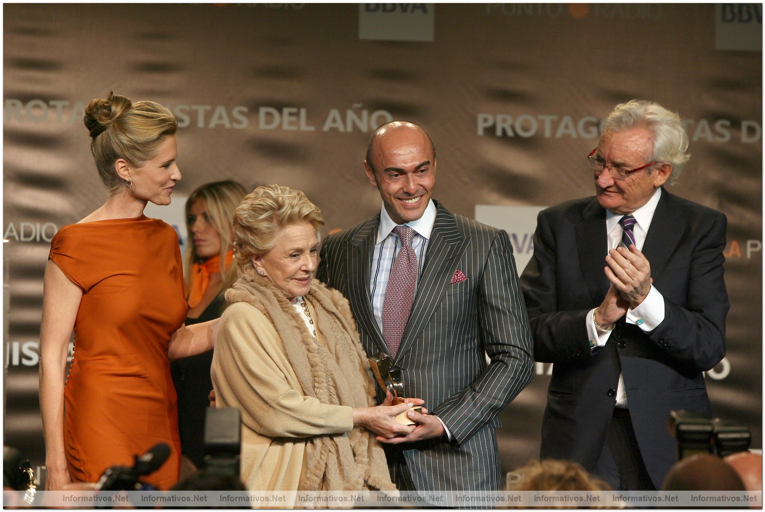 Premios Protagonistas 2009 - El Botillo: Judit Masc�, Lola Herrera, Manuel Mota y Luis del Olmo