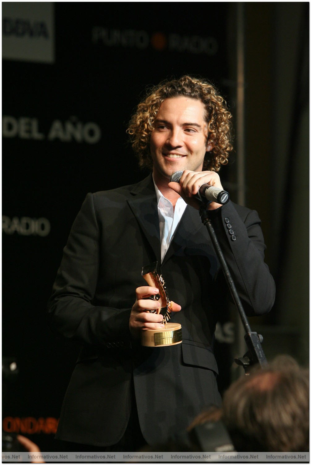 Premios Protagonistas 2009 - El Botillo: el cantante David Bisbal ha sido premiado por su trayectoria internacional