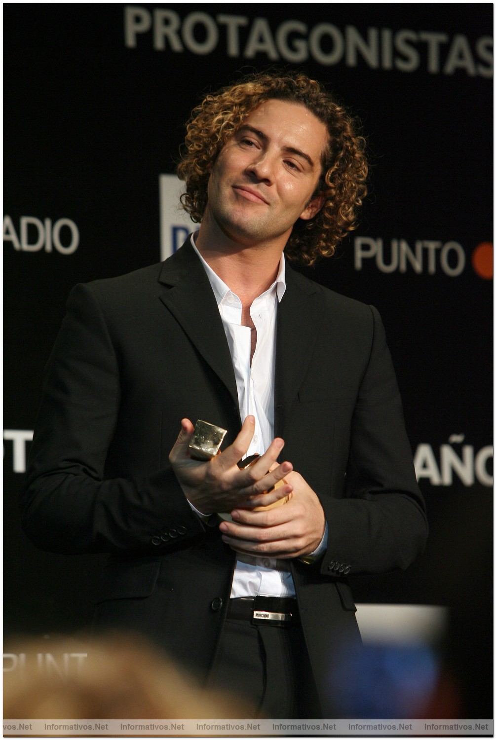 Premios Protagonistas 2009 - El Botillo: el cantante David Bisbal ha sido premiado por su trayectoria internacional