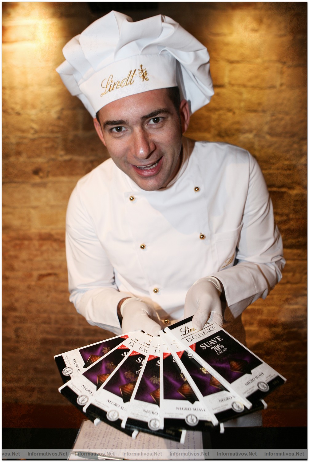 BCN15DIC09 | Presentaci�n del nuevo Lindt Excellence 70% cacao: David Pall�s -maestro chocolatero Lindt-