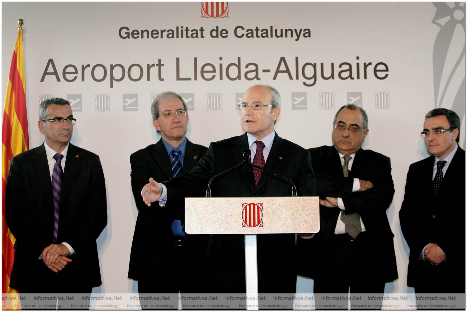 El Presidente de la Generalitat inaugura el nuevo aeropuerto Lleida-Alguaire (denominaci�n internacional Lleida-Pirineos)