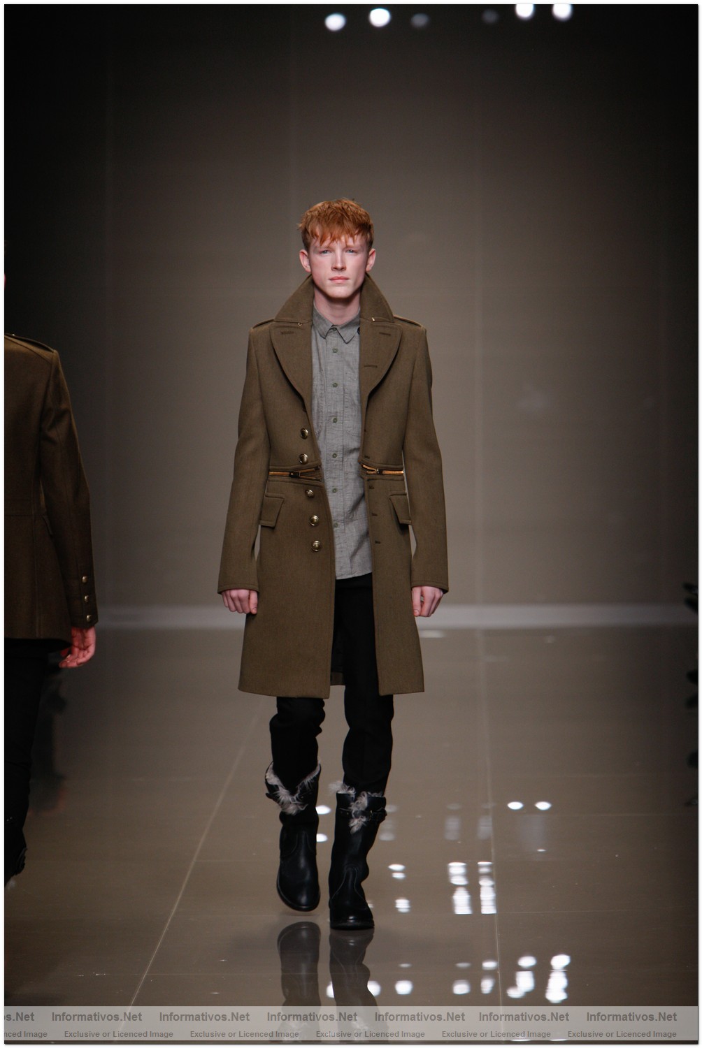 Palazzo Serbelloni, Mil�n. S�bado 16 enero 2010: Desfile Burberry Prorsum Hombre OI10