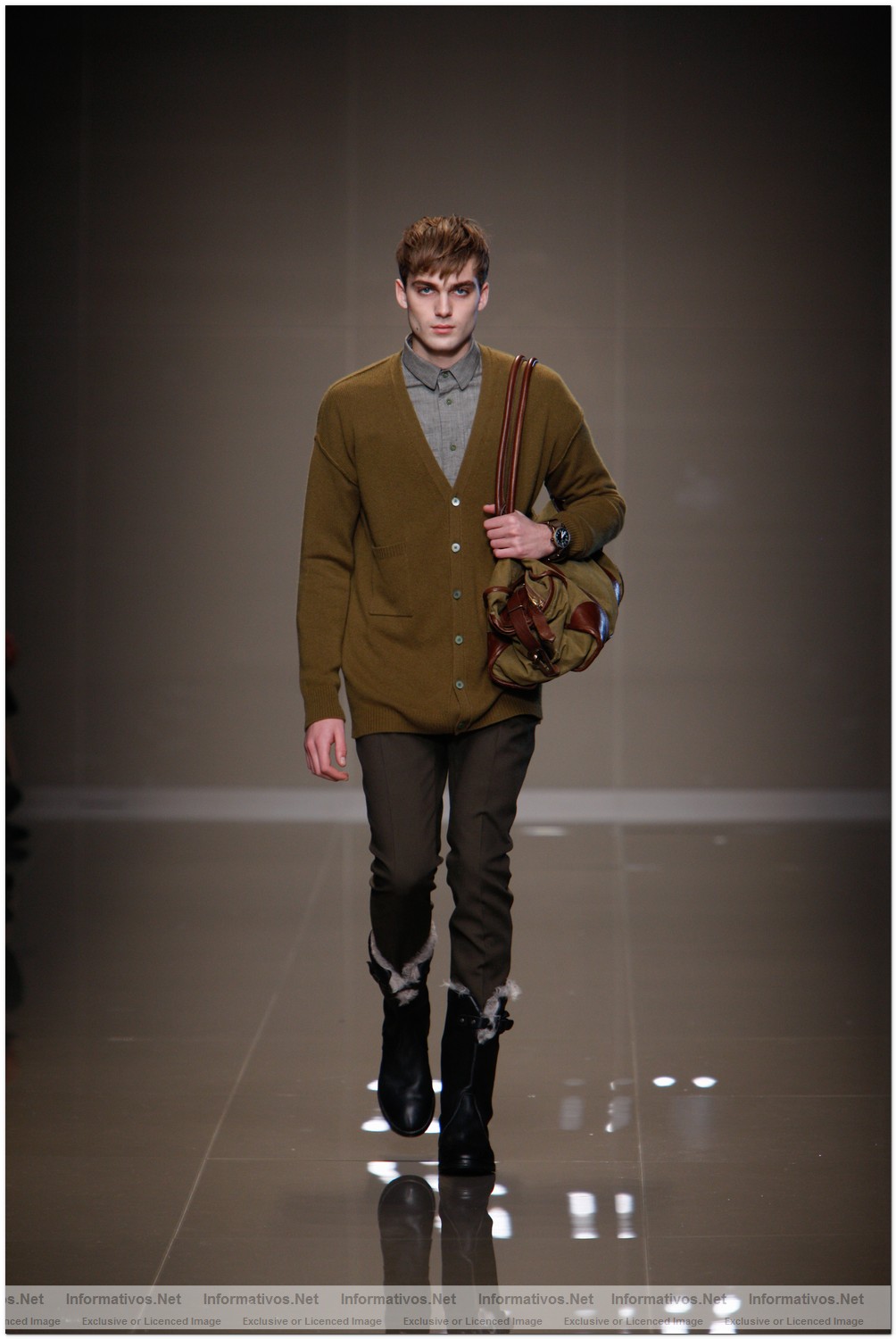Palazzo Serbelloni, Mil�n. S�bado 16 enero 2010: Desfile Burberry Prorsum Hombre OI10