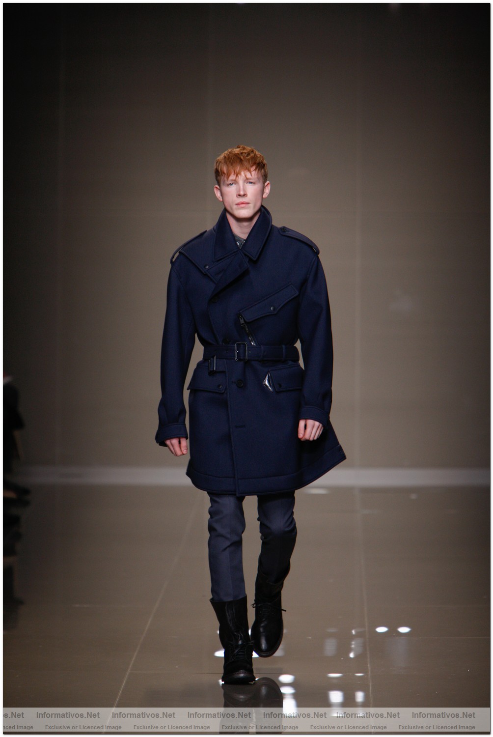 Palazzo Serbelloni, Mil�n. S�bado 16 enero 2010: Desfile Burberry Prorsum Hombre OI10