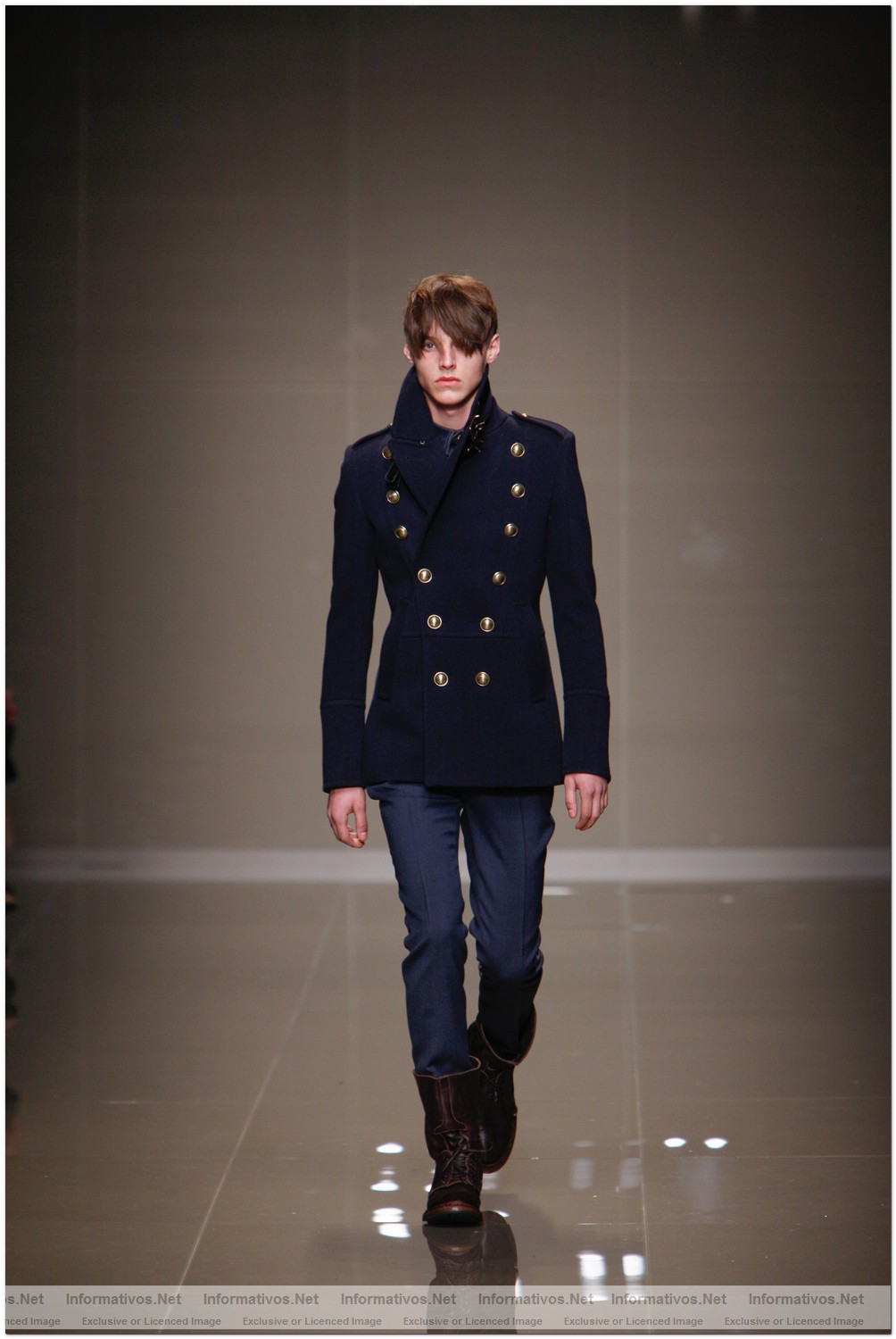 Palazzo Serbelloni, Mil�n. S�bado 16 enero 2010: Desfile Burberry Prorsum Hombre OI10