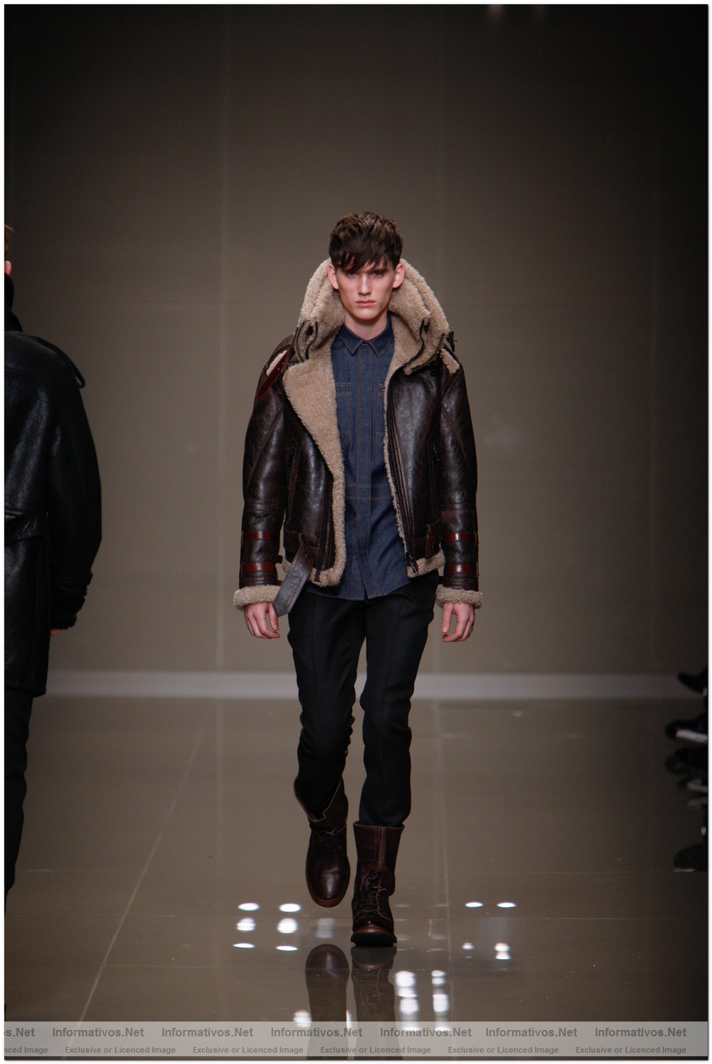 Palazzo Serbelloni, Mil�n. S�bado 16 enero 2010: Desfile Burberry Prorsum Hombre OI10
