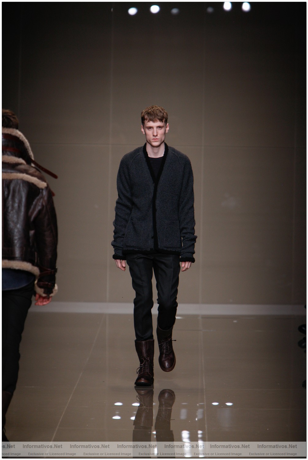 Palazzo Serbelloni, Mil�n. S�bado 16 enero 2010: Desfile Burberry Prorsum Hombre OI10