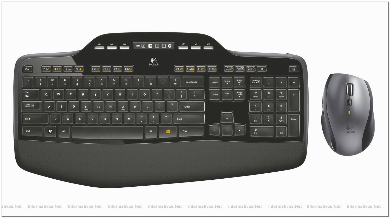 Logitech Wireless Desktop MK710: con tres a�os de vida �til para las pilas