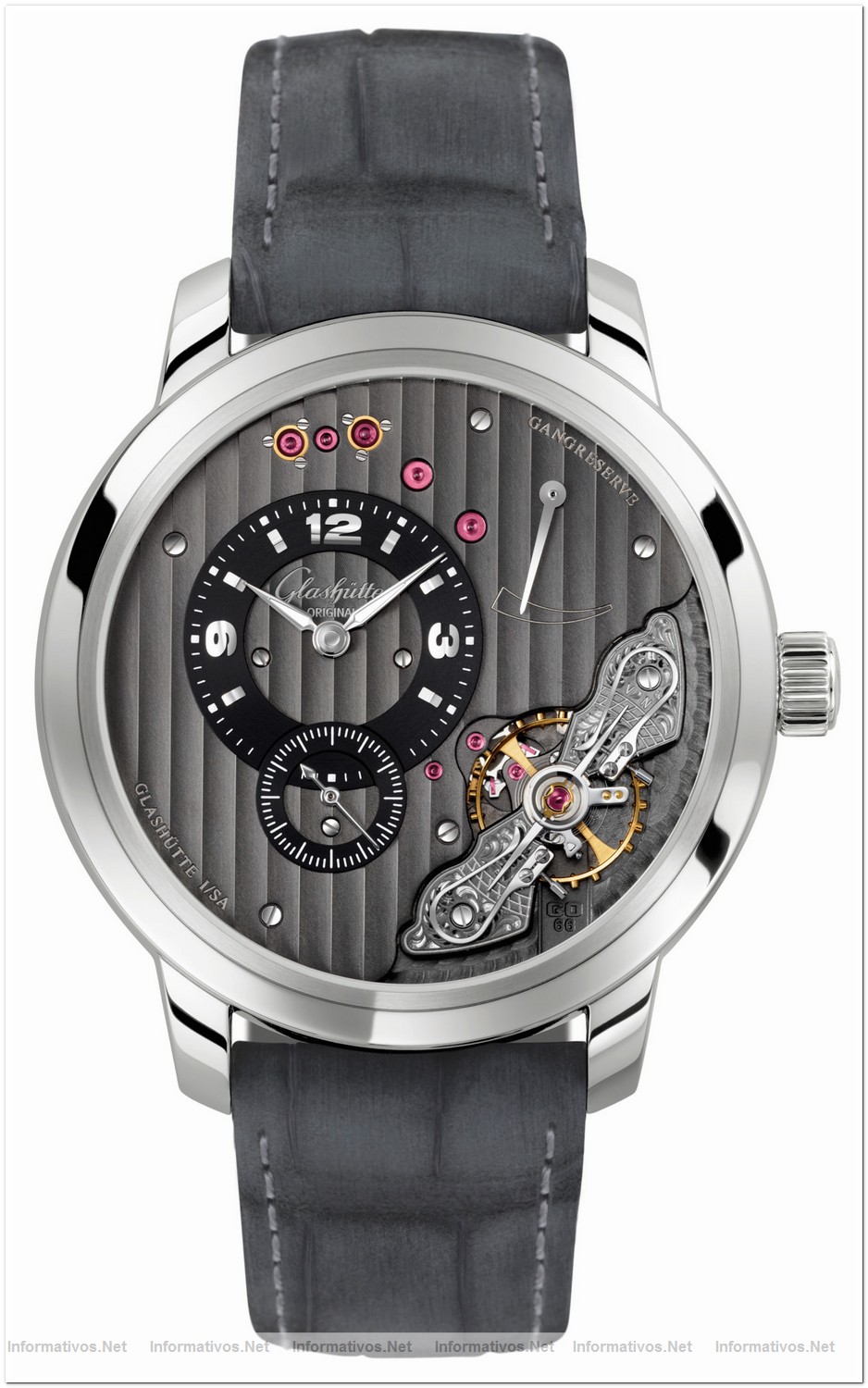 PanoInverse XL de Glash�tte Original, deonde queda al descubiertro su interior como signo de car�cter