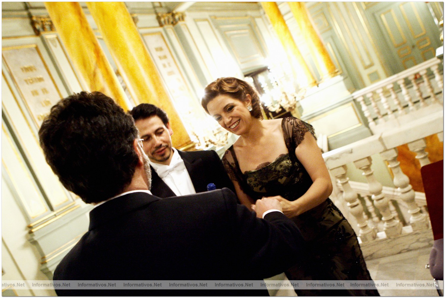 BCN10JUN2010.- Recital de Ricardo Bernal, tenor, Charo Tris, soprano y Alexandre Alcantara, piano. Sal�n de los Espejos, del Gran Teatro del Liceo.