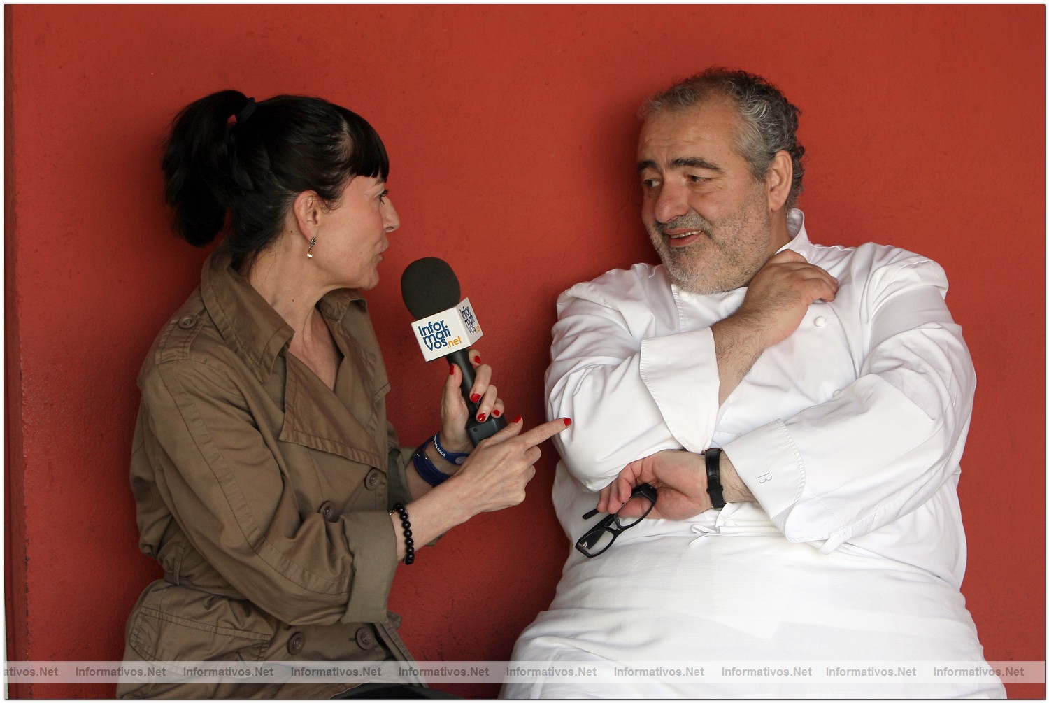 Blanes15JUN2010.- Entrevista al cocinero 7 estrellas Michel�n Santi Santamar�a