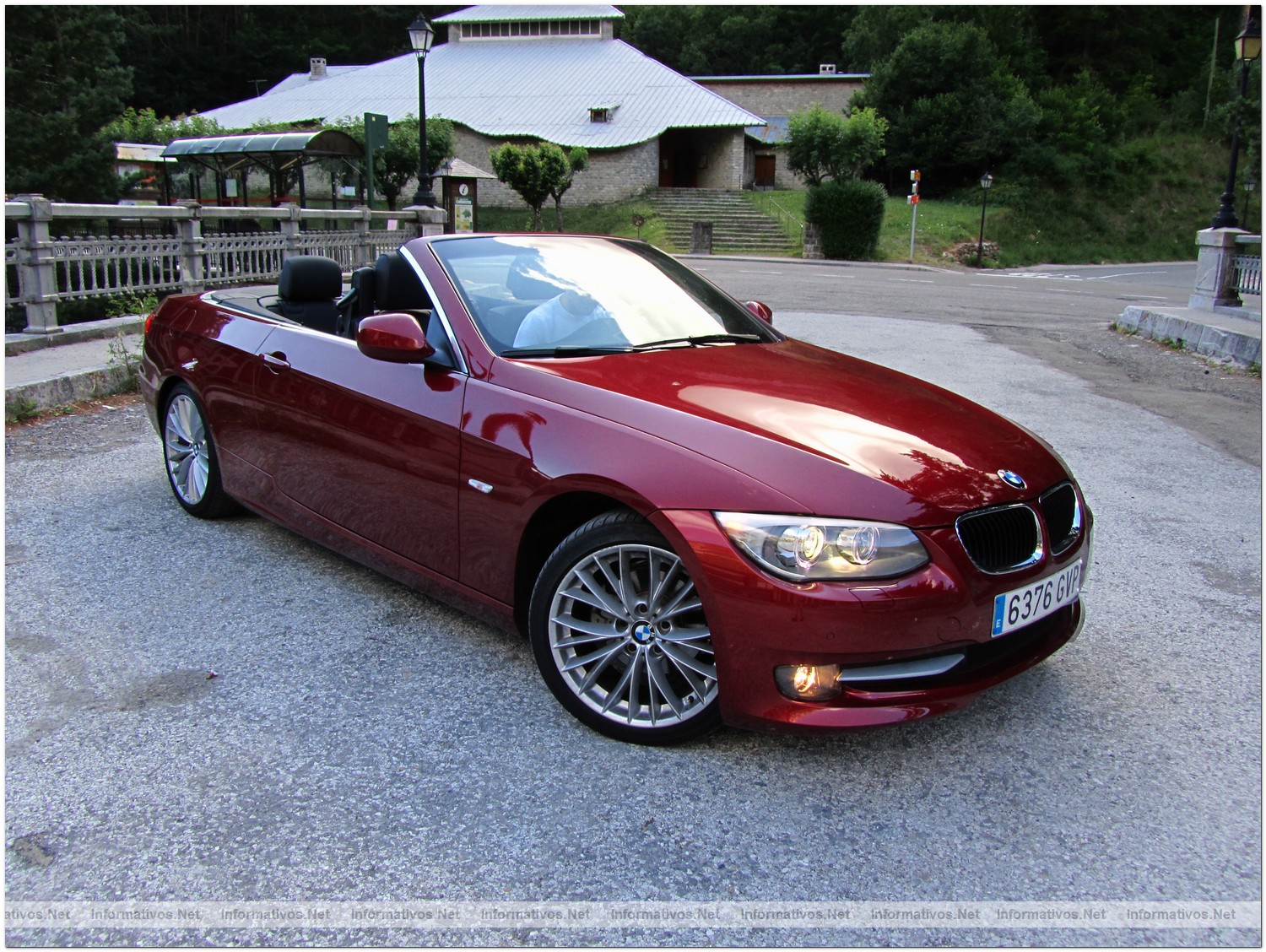 25JUL2010.- Prueba din�mica BMW 320i Cabrio. Canfranc (Huesca)