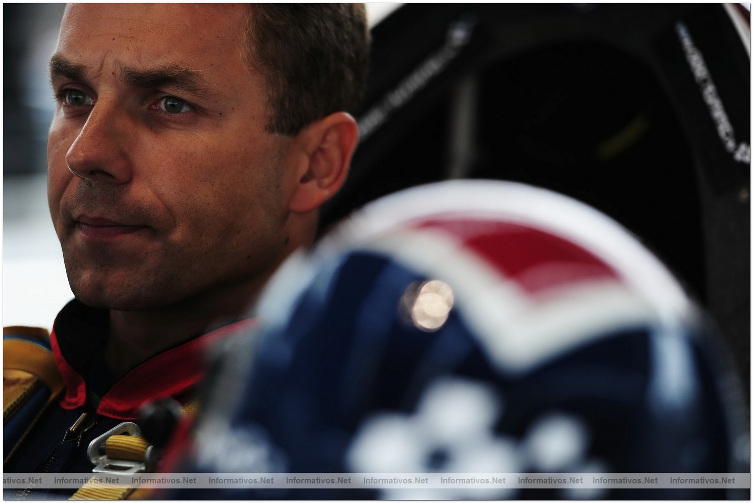 Martin Sonka of Czech Republic gets ready for Qualifying during Round 6 the Red Bull Air Race World Championship at the Eurospeedway, Lausitz on August 7, 2010 in Germany.