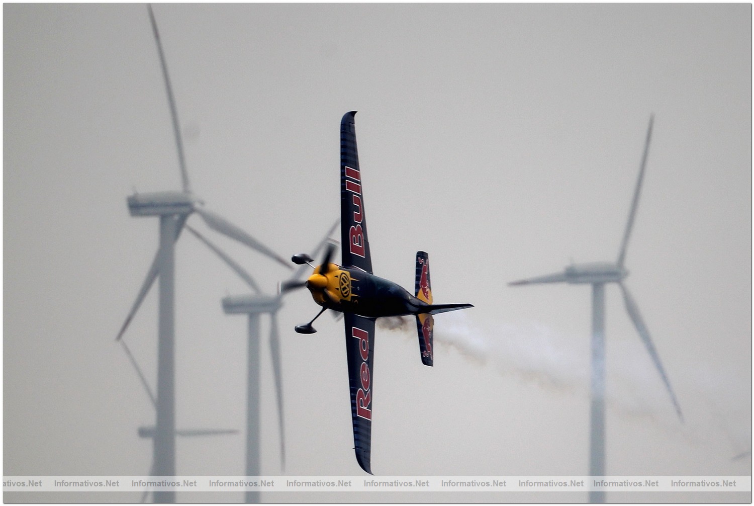 Peter Besenyei of Hungary in action during Qualifying for Round 6 the Red Bull Air Race World Championship at the Eurospeedway, Lausitz on August 7, 2010 in Germany.