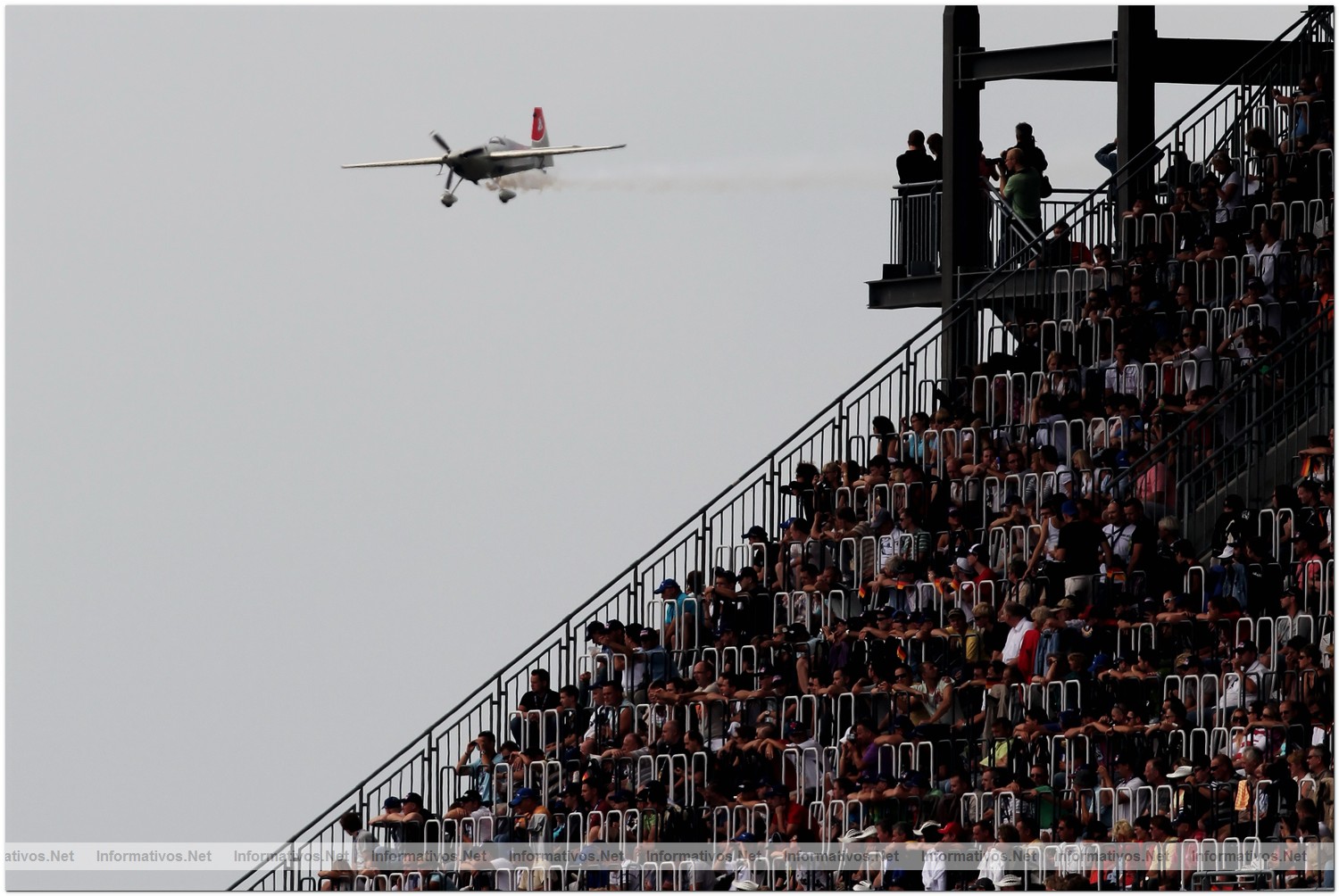 Yoshihide Muroya of Japan in action during Race Day for Round 6 of the Red Bull Air Race World Championship at the Eurospeedway, Lausitz on August 8, 2010 in Germany.