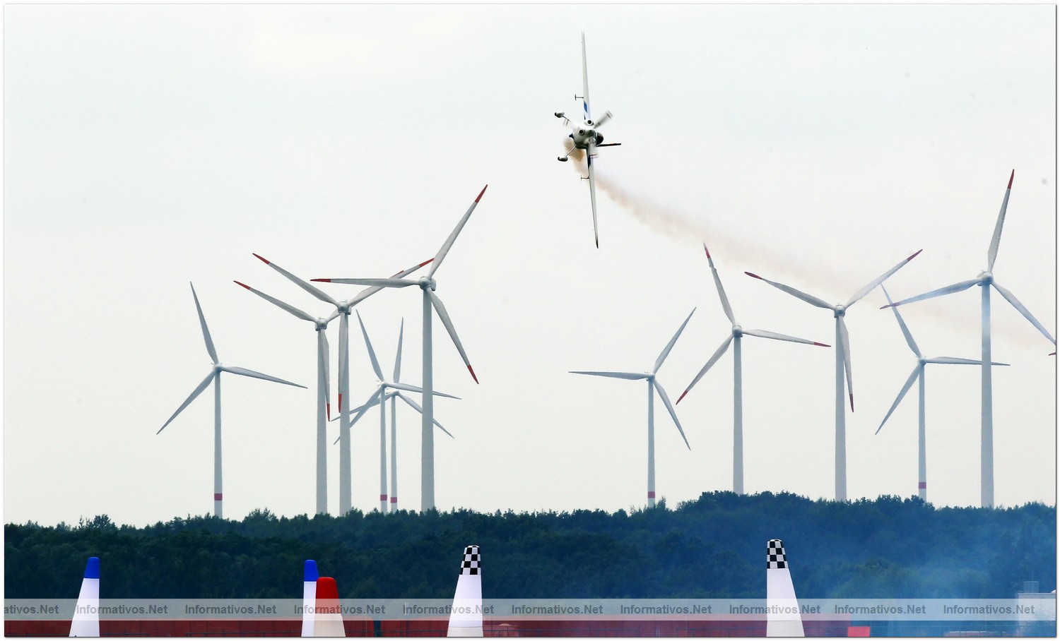 Matthias Dolderer of Germany in action during Round 6, training day 1 of the Red Bull Air Race World Championship at the Eurospeedway, Lausitz on August 5, 2010 in Germany.