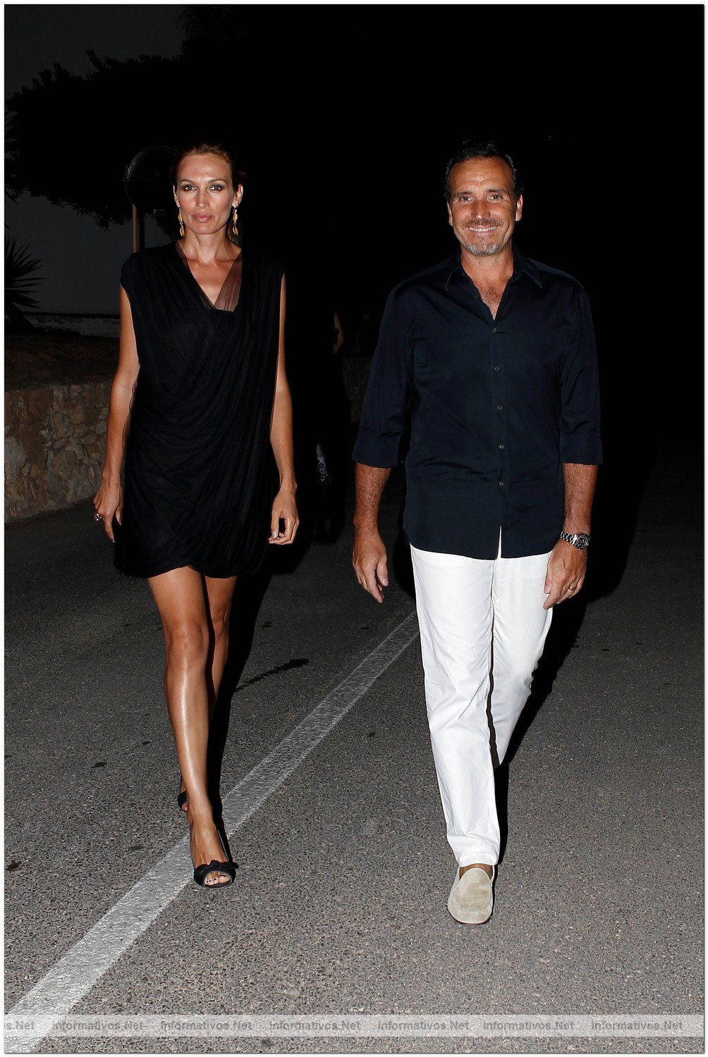 Ibiza, Ag2010.- Cumplea�os de Magda Pozzo: Nieves Alvarez - Marco Severini