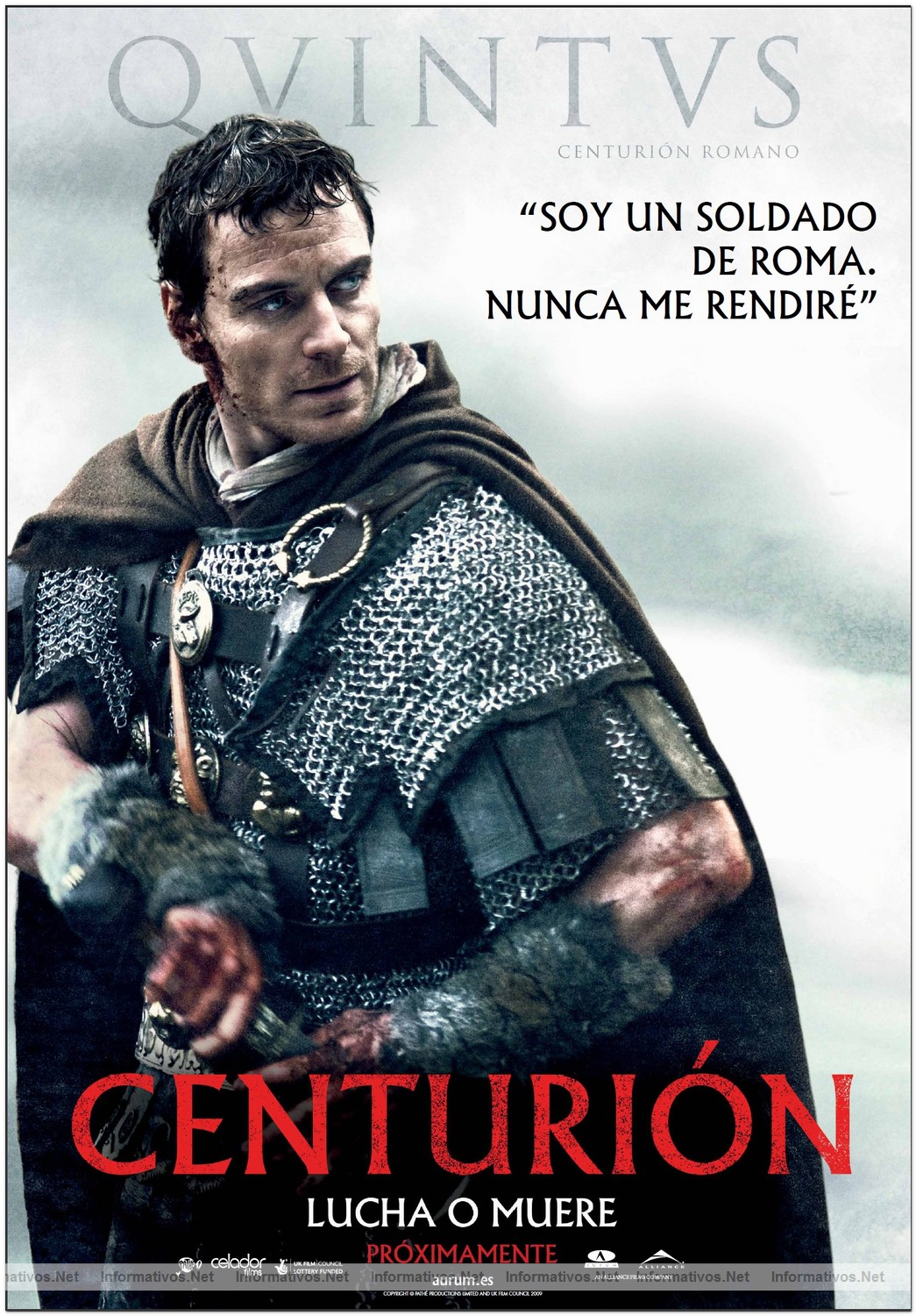 Propuesta de Cartel de "Centuri�n":  Estreno en Espa�a 20 de Agosto