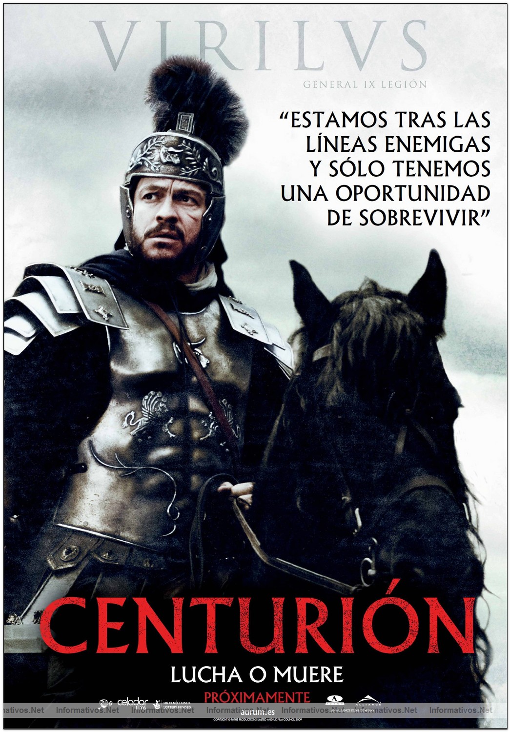 Propuesta de Cartel de "Centuri�n":  Estreno en Espa�a 20 de Agosto