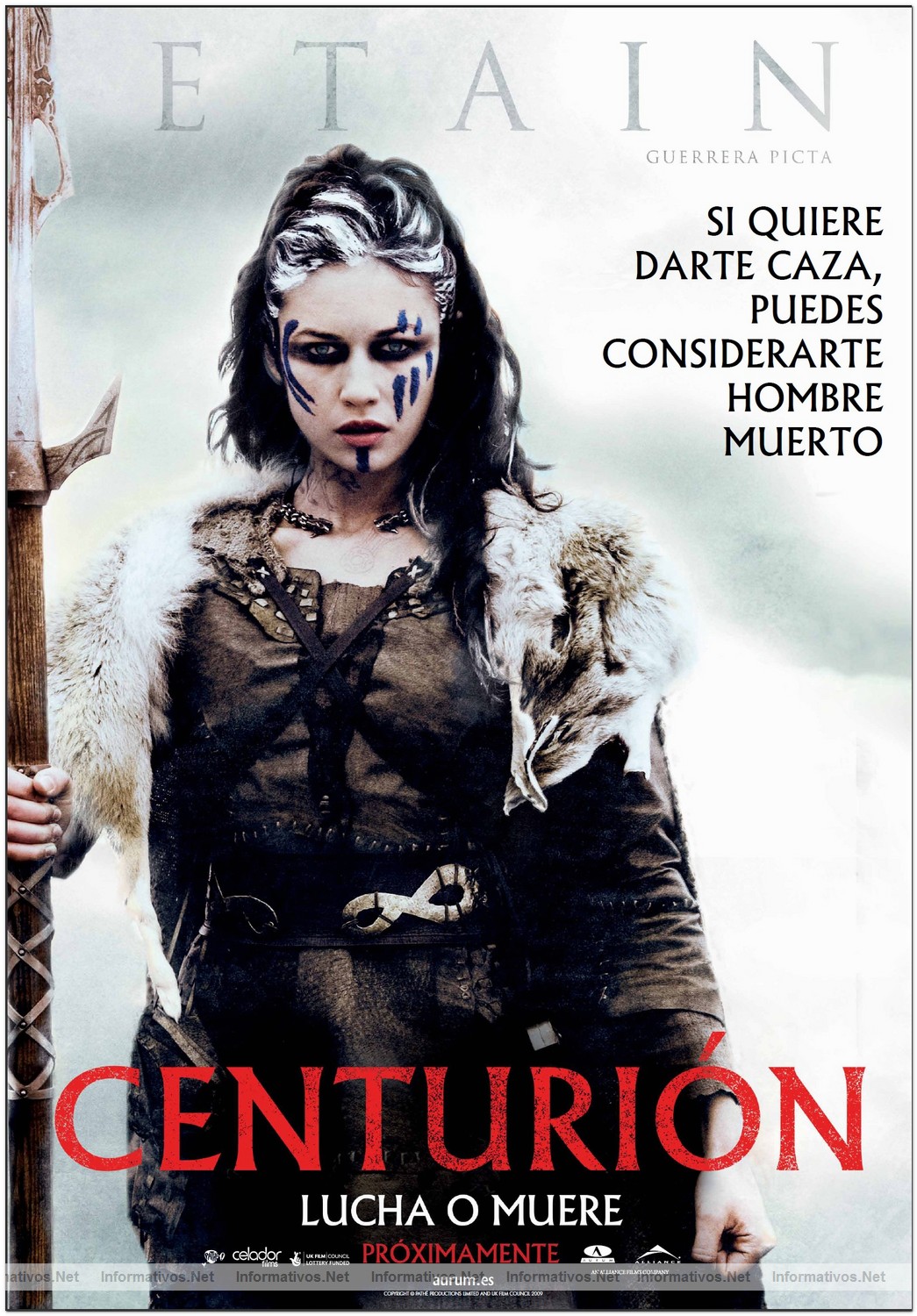 Propuesta de Cartel de "Centuri�n":  Estreno en Espa�a 20 de Agosto