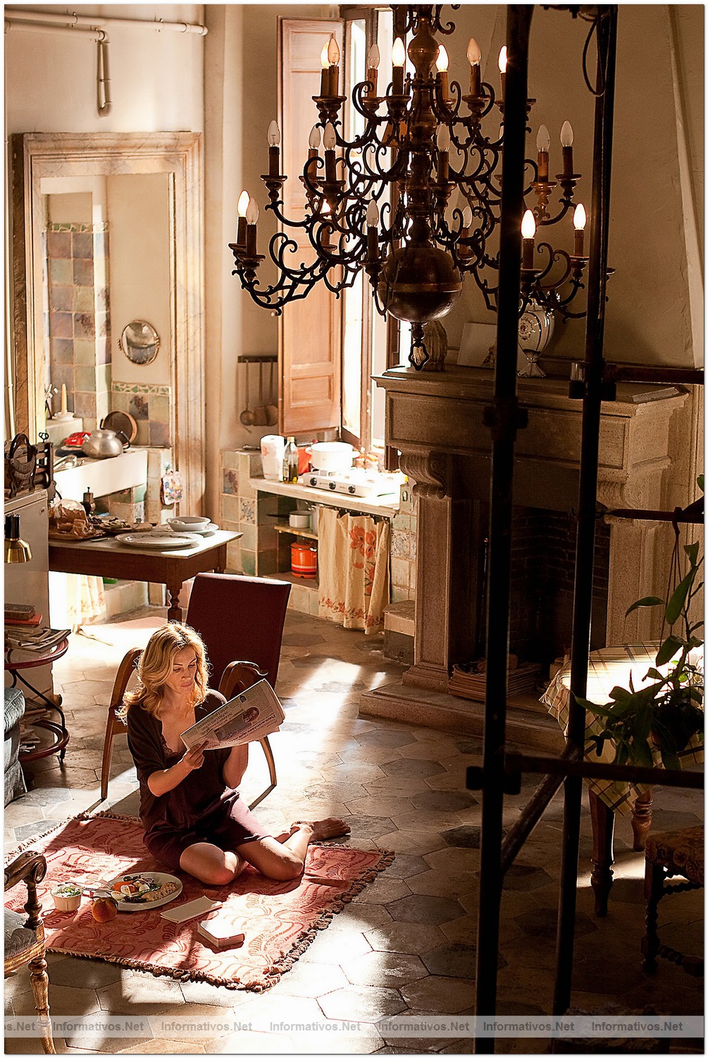 Fotograma de ''Eat Pray Love (Come Reza Ama)'' basada en el best seller hom�nimo de la escritora y periodista Elizabeth Gilbert: Julia Roberts
