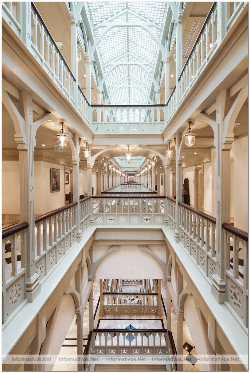 The Taj Mahal Palace, Mumbai. View of the Corridor