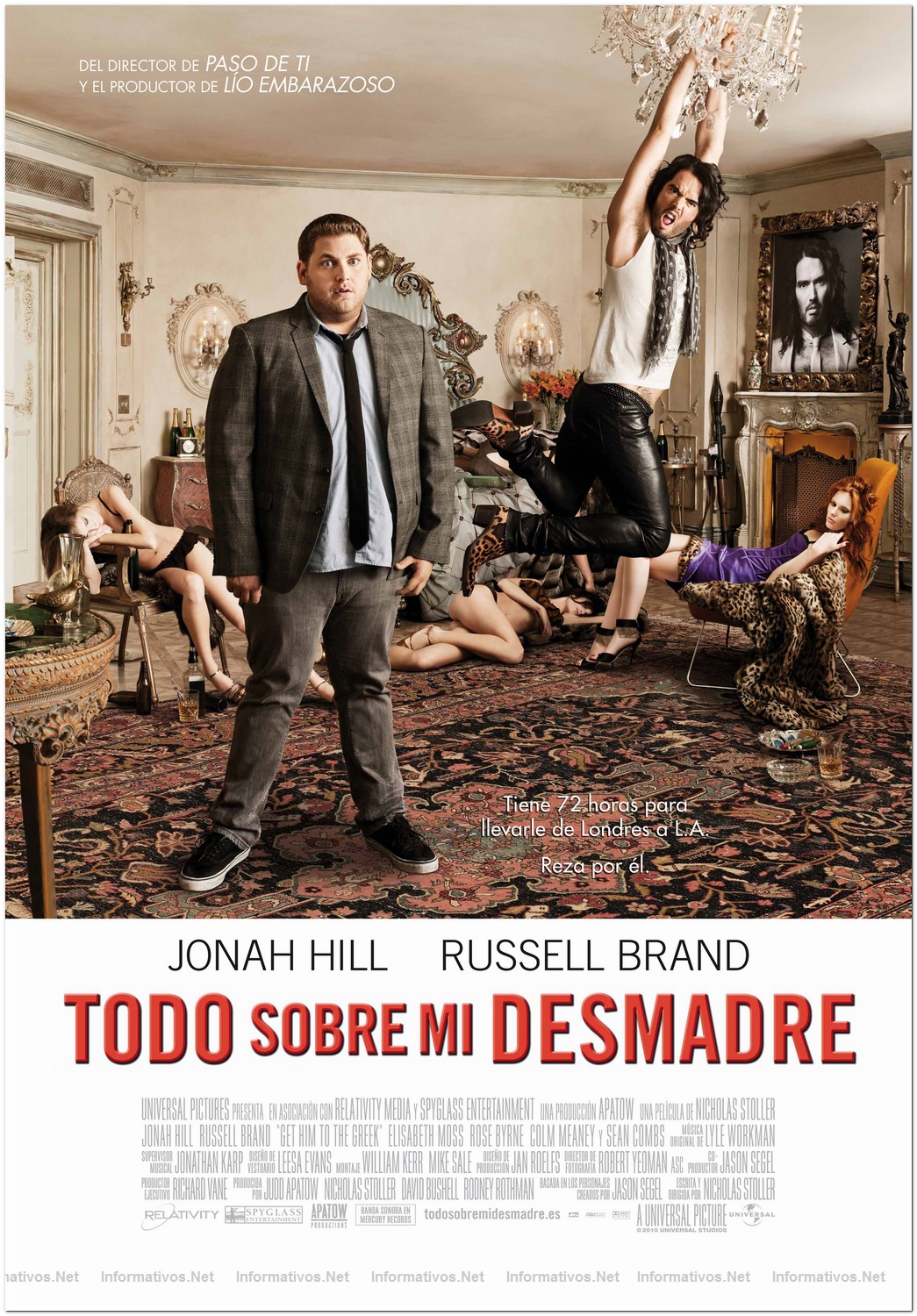Todo Sobre Mi Desmadre (Get Him to the Greek): estreno el 27 de agosto de 2010