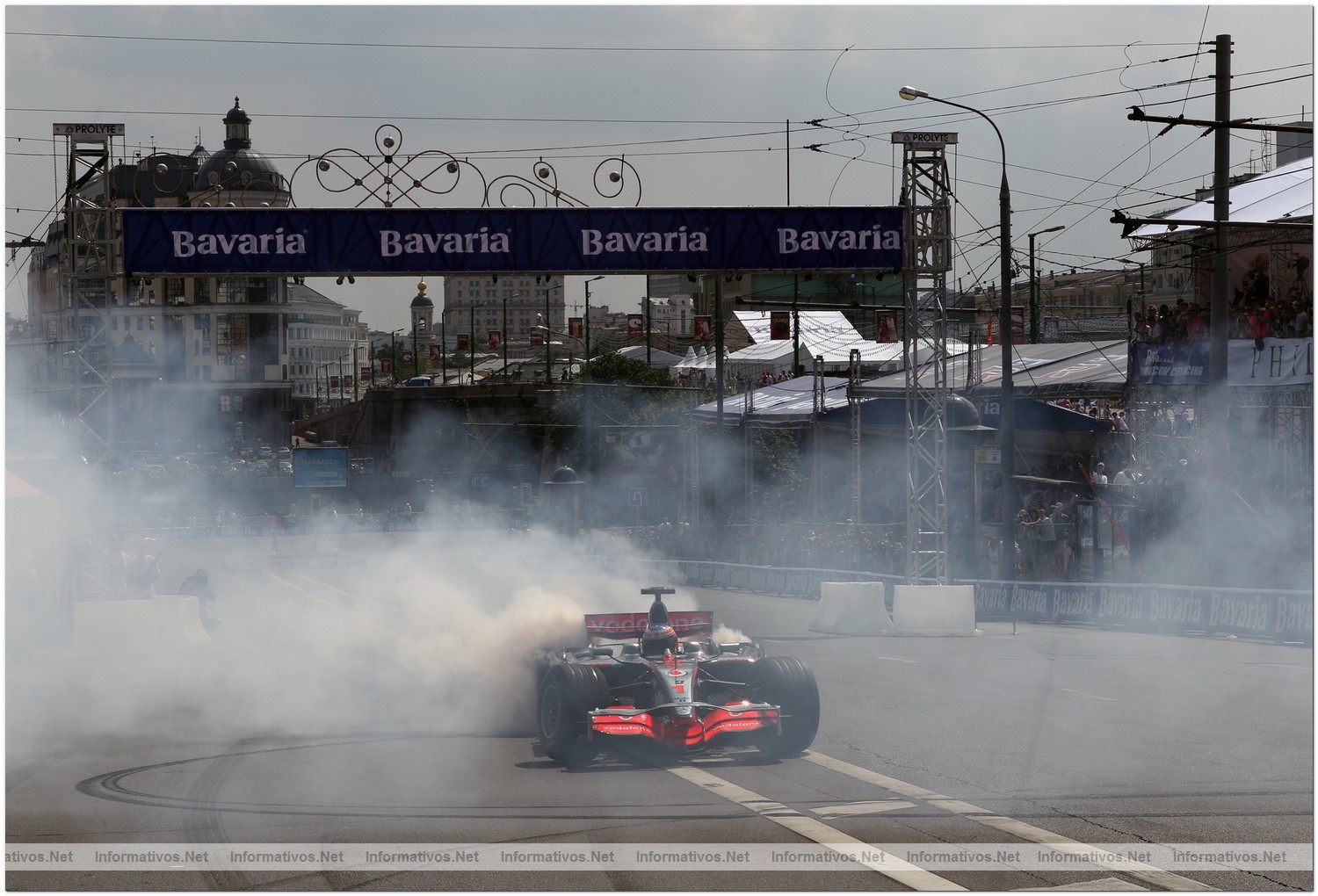 Bavaria Moscow City Racing 2010. Jenson Button