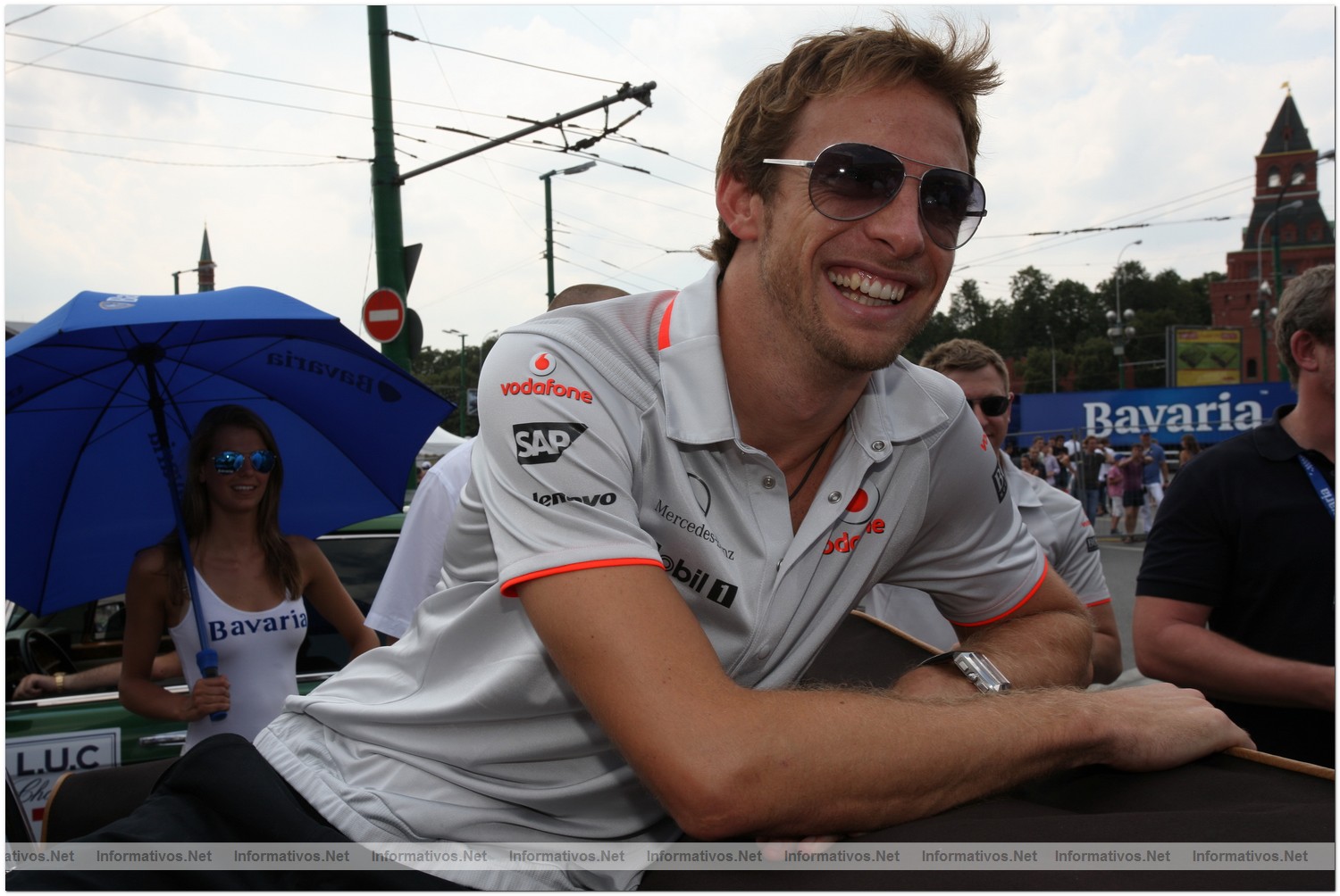 Bavaria Moscow City Racing 2010. Jenson Button