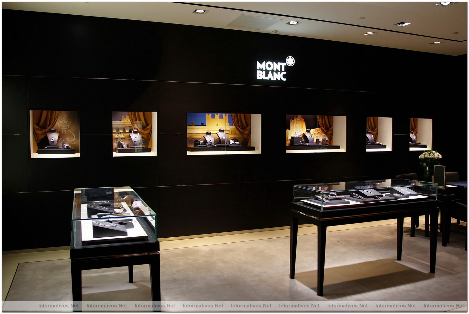 BEIJING, CHINA - JUNE 01:  General view of the atmosphere inside the the Montblanc Sanlitun Concept Store
