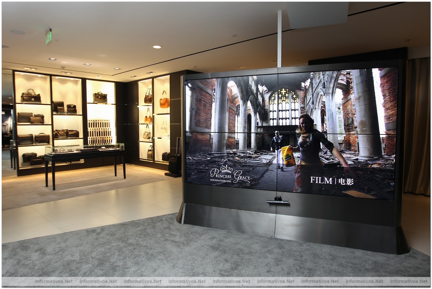BEIJING, CHINA - JUNE 01:  General view of the atmosphere inside the the Montblanc Sanlitun Concept Store