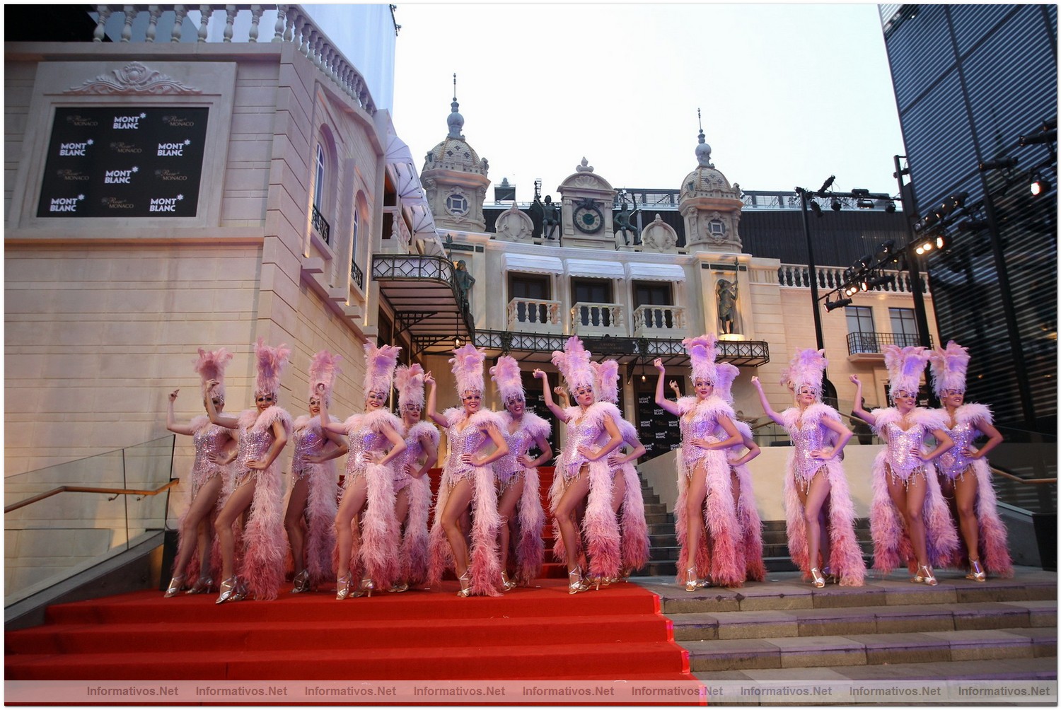 BEIJING, CHINA - JUNE 01:  Dancers perform outside the the Montblanc Sanlitun Concept Store during the Montblanc international gala to celebrate the official opening of its new and biggest concept store in the world on June 1, 2012 in Beijing, China.