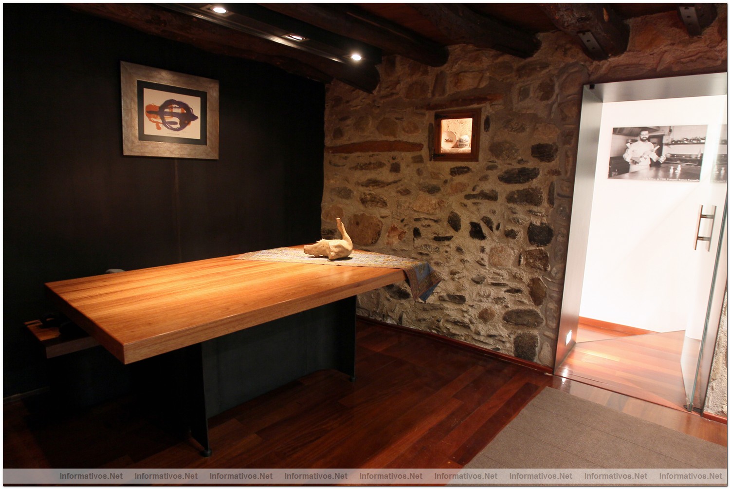 Sant Celoni, 2 de Julio de 2012.- Presentaci�n del nuevo 'claim' e imagen de Can Fabes. Diferentes espacios del restaurante.