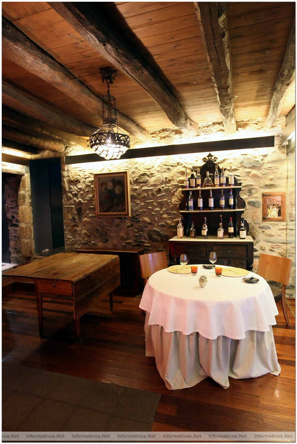 Sant Celoni, 2 de Julio de 2012.- Presentaci�n del nuevo 'claim' e imagen de Can Fabes. Diferentes espacios del restaurante.