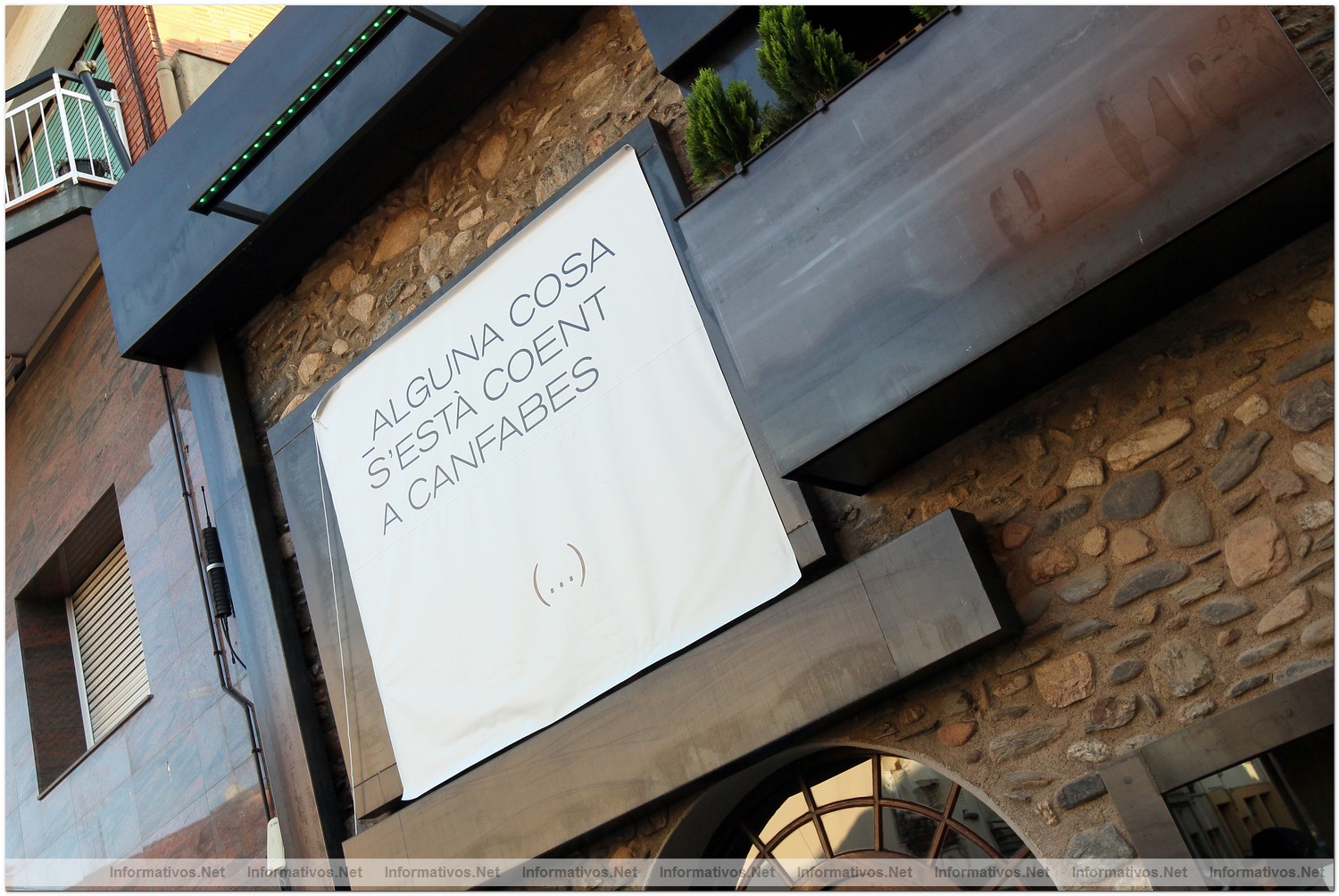 Sant Celoni, 2 de Julio de 2012.- Presentaci�n del nuevo 'claim' e imagen de Can Fabes.
