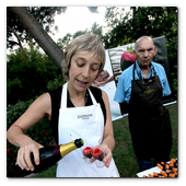 :: Pulse para Ampliar :: BCN19JUM014.- Concierto de Carla Bruni en el marco del Festival del Palacio de Pedralbes de Barcelona. VIP Area